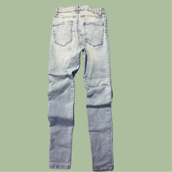 Refuge Denim. Skinny, washed blue pants. - Picture 2 of 2